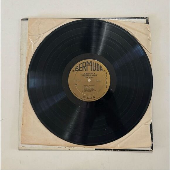 TOM LEWIS: songs of a travelling man BERMUDA 12" LP Record - Picture 4 of 9